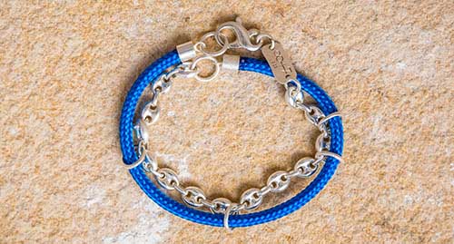 bracelet 'SURFER' royal-blue