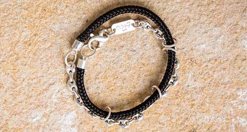 bracelet 'SURFER' black